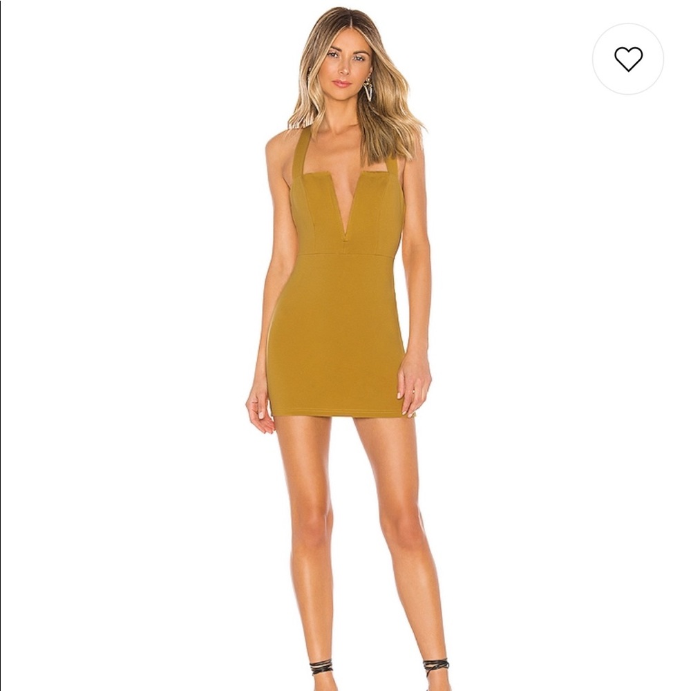 Superdown mustard dress